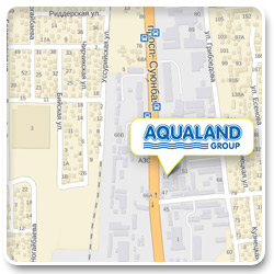 Карта проезда Aqualand Алматы 
